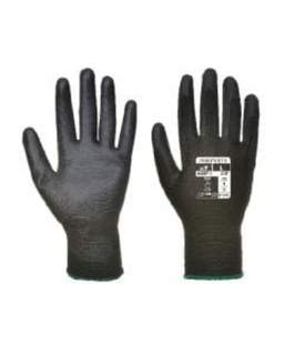 Pu Palm Glove Black Size 7/S