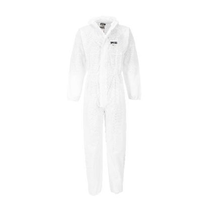 Biztex Sms Boiler Suit Type 5/6 White Size XXXXL (Anti-Static) Disposable Workwear