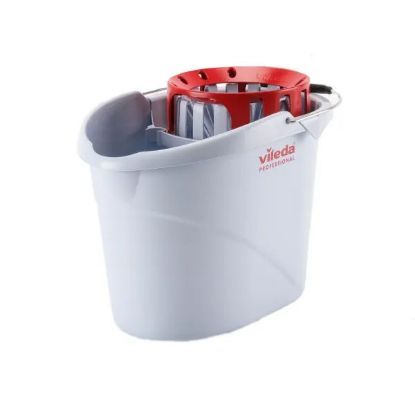 Vileda Supermop Ag Bucket & Wringer 10l Red