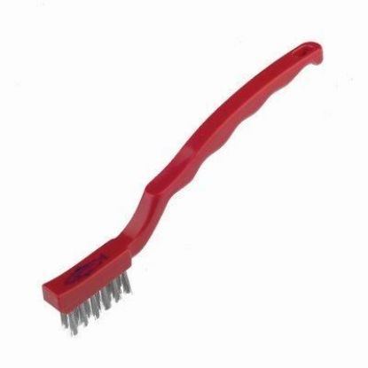 Stainless Steel Niche Brush Red