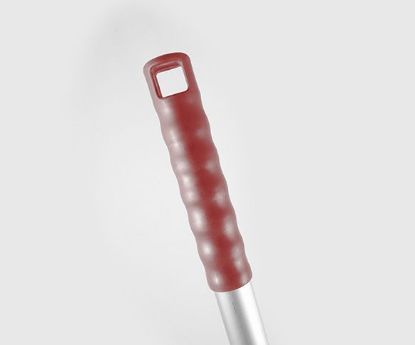 Aluminium Handle With Colour Grip 1270mm Red