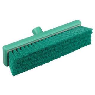 Hygiene Flat Sweeping Broom Soft 300mm Green