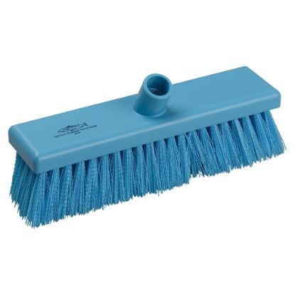 Flat Sweeping Broom Medium 300mm Blue