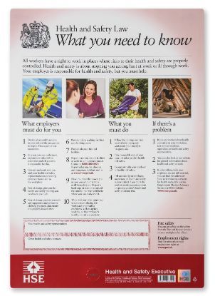 Jangro Health & Safety Law Poster 420x297mm