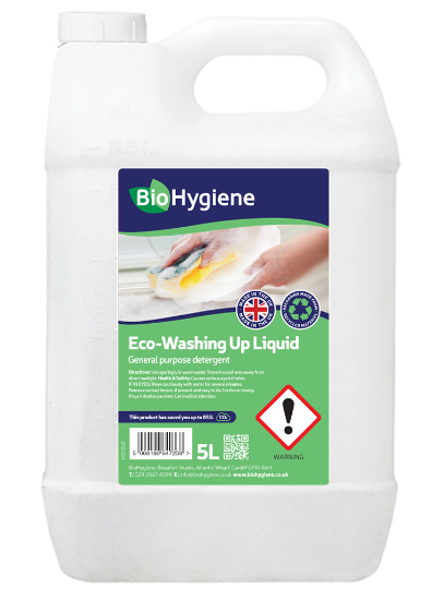 Bio Hygiene Eco Washing Up Liquid 5ltr (Single)