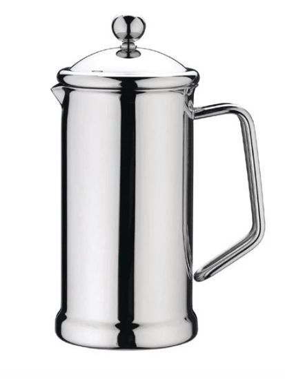 3 Cup Polished Stainless Steel Cafetiere