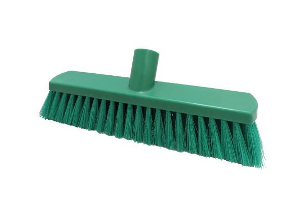 280mm Soft Crimped Fill Sweeping Broom - Green *s
