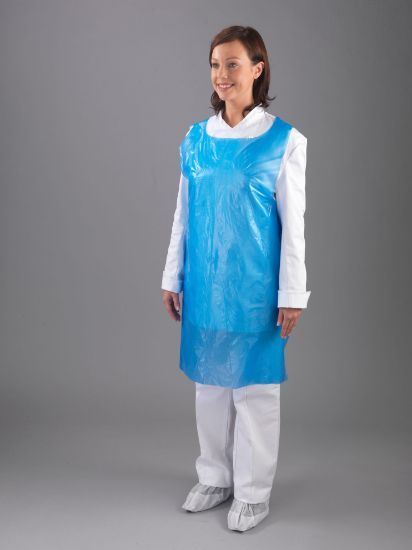 Aprons On A Roll 16 Micron Blue (Pack of 200)