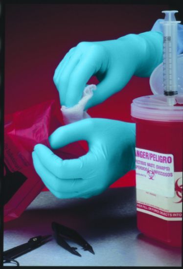 Hybrid Exam Gloves Powder Free Blue Extra Large (100)