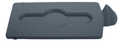 Rubbermaid Slim Jim Recycling Centre - Closed Lid - Grey *s
