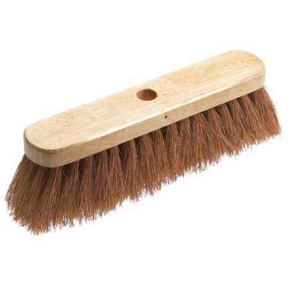 Natural Coco Fibre Soft Broom Head 24"