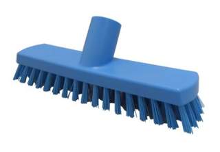 Stiff Deck Scrub - Blue 215mm