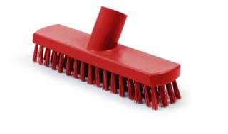 Stiff Deck Scrub - Red 215mm