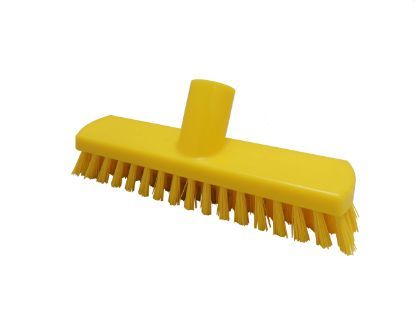 Stiff Deck Scrub - Yellow 215mm 