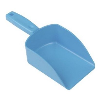 Jangro Plastic Hand Scoop 24cm Blue