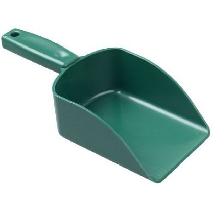 Jangro Plastic Hand Scoop 24cm Green