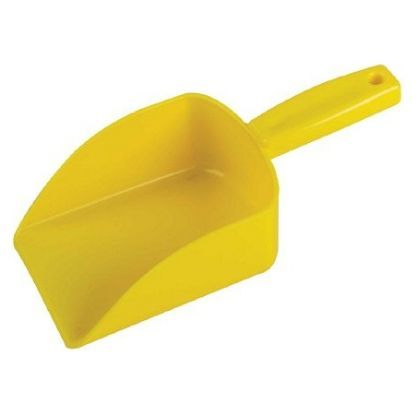 Jangro Plastic Hand Scoop 24cm Yellow