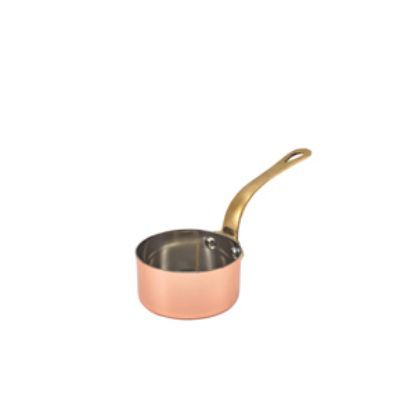 Genware Mini Copper Sauce Pan 7 X 3.75cm (6)