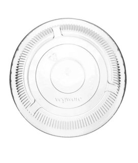 Vegware 96 Series PLA Flat Lid With No Hole (Pack Of 50)