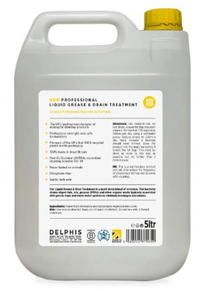 Delphis Liquid Grease & Drain Treatment (2x5ltr)