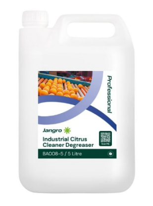 Jangro Professional Industrial Citrus Cleaner Degreaser 5ltr