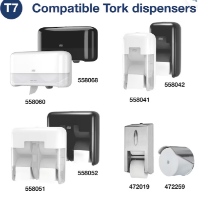 Tork Optiserve Coreless Toilet Paper 2 Ply  (Case of 24)