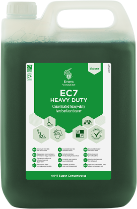 Evans Ec7 Heavy Duty Hard Surface Cleaner 5ltr  (Case of 2)