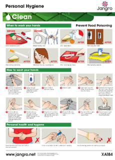 Jangro Personal Hygiene Wall Chart (A3)
