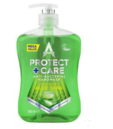 Astonish Antibacterial Handwash 650ml Aloe Vera Green