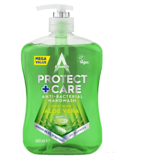 Astonish Antibacterial Handwash 650ml Aloe Vera Green