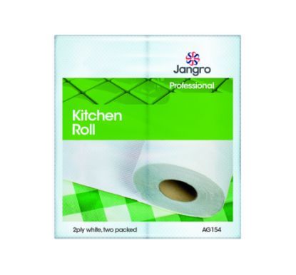 Jangro Kitchen Roll White 2 Ply (Pack Of 2)